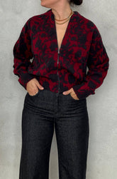 Bomber KNITEREE KNW2520CA - Plum
